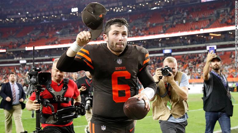 Baker Mayfield&#39;s debut performance inspired the Browns to their first win since December 24, 2016.