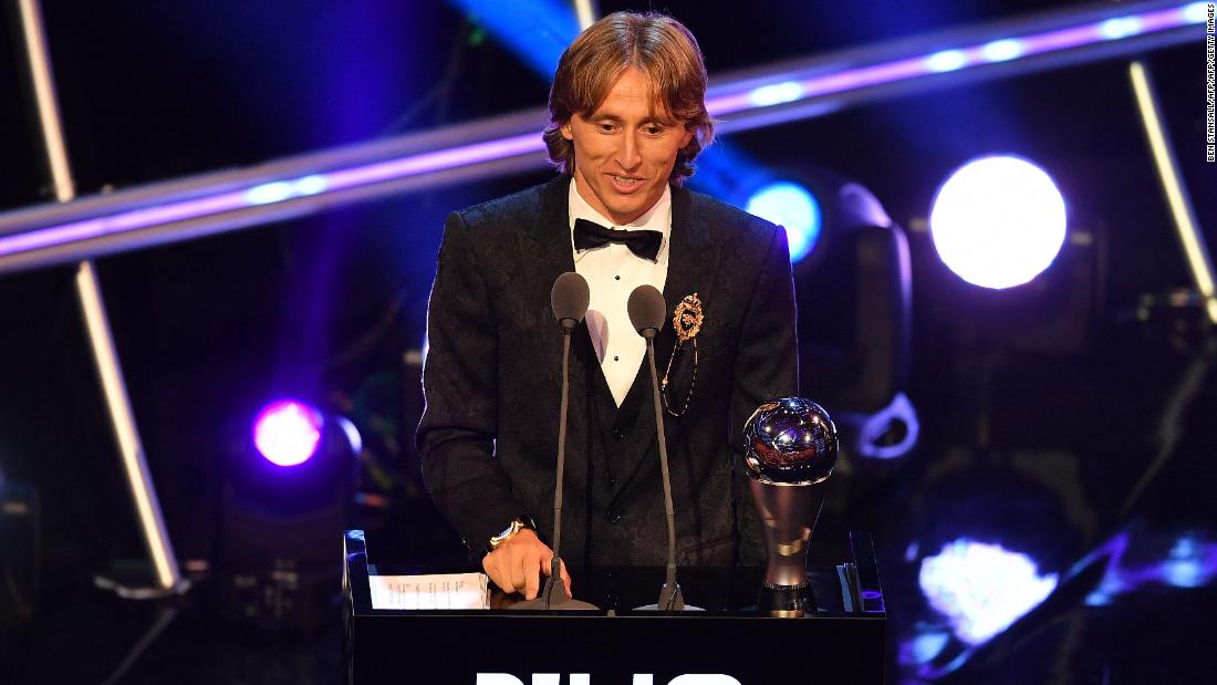 Real Madrid and Croatia midfielder Luka Modric thanked his family, fans and captain of the Croatian 1998 World Cup team Zvonimir Boban after being named  Best FIFA men&#39;s player of 2018. 
