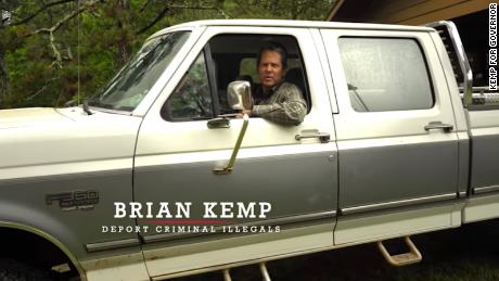 In Georgia, Republican gubernatorial hopeful Brian Kemp made headlines early in his campaign when he launched an ad titled "So Conservative," which features him touting gun rights, slamming regulations and revving the engine of his Ford F350. "I got a big truck, just in case I need to round up criminal illegals and take 'em home myself," Kemp says in the ad.