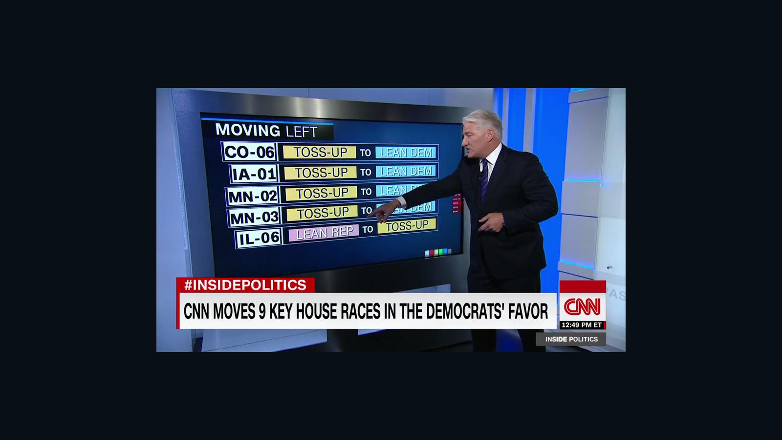 CNN Moves 9 Key House Races In Dems' Favor - CNN Video