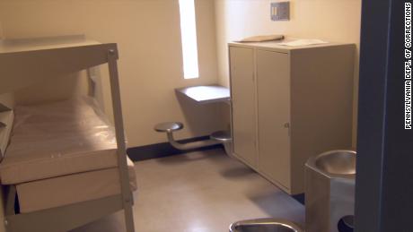 A cell at SCI Phoenix state prison.