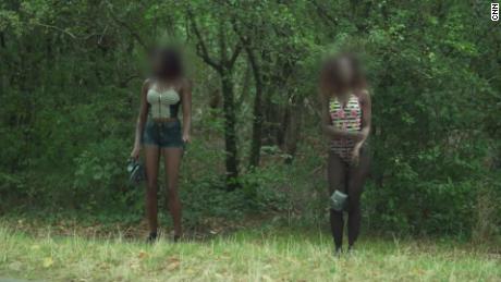 Not all the park's prostitutes have been trafficked, but police believe most of them have.