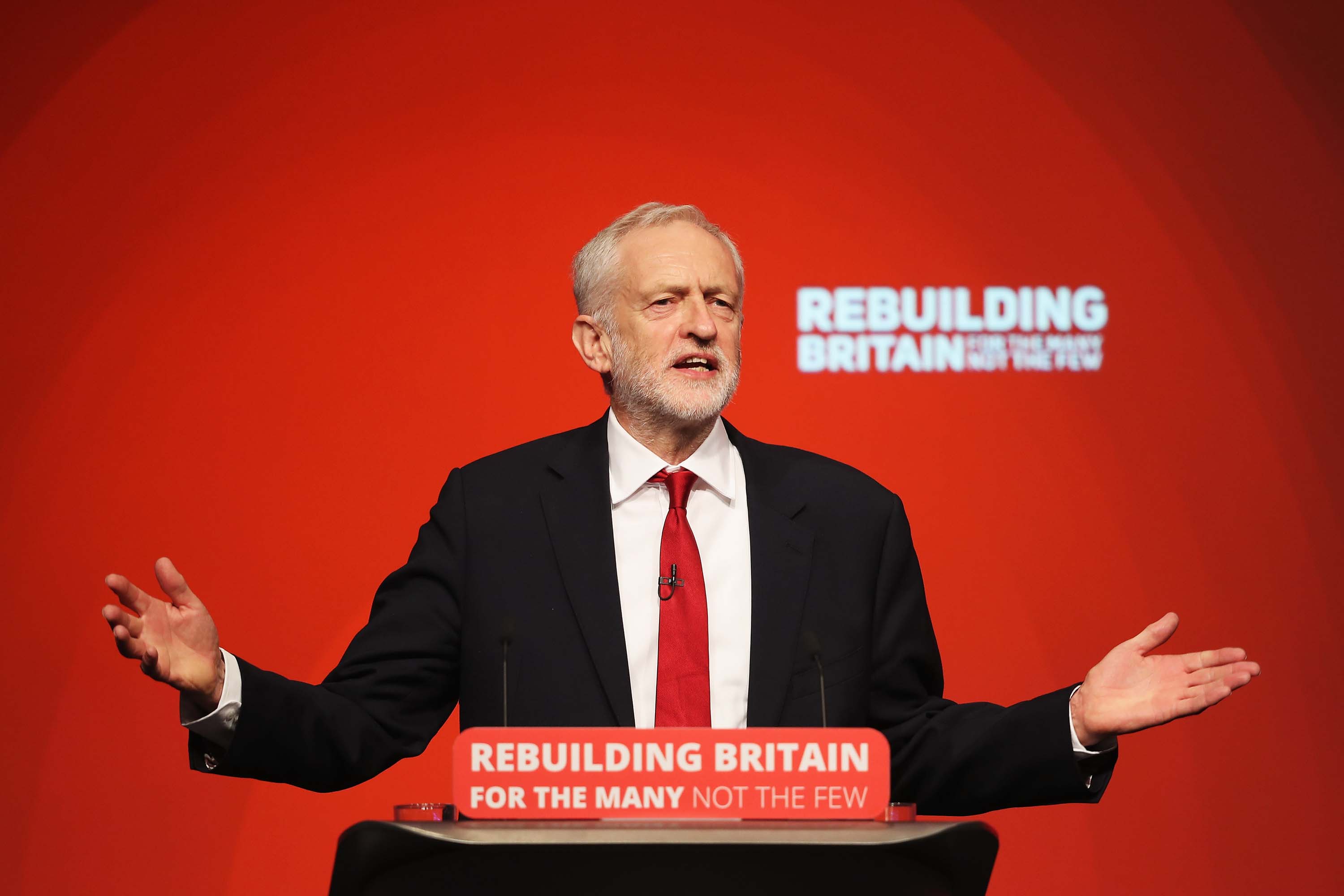Jeremy Corbyn Labour politicien politique plat Carte Masque socialiste 