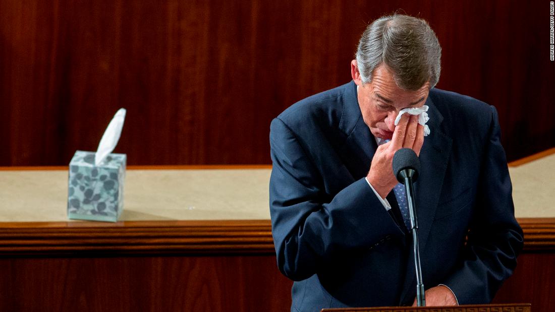 John Boehner's tears don't make up for this