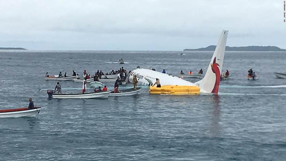 Plane Lands Short Of Runway, Crashes Into Sea - CNN Video