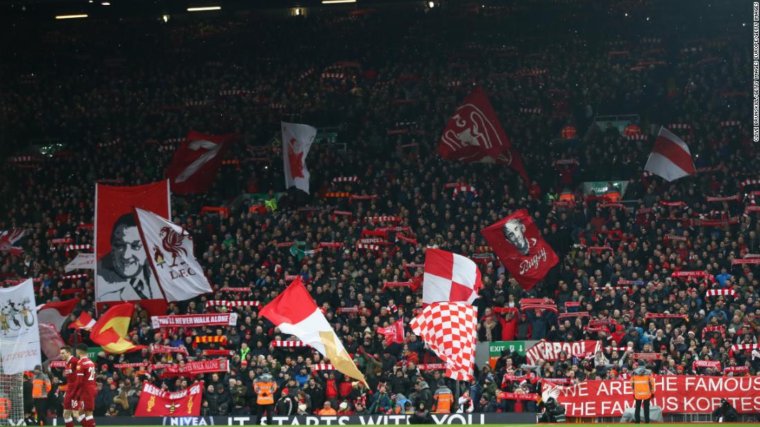 There is something special about Anfield on a European night and the stadium&#39;s Spion Kop seems to drag the ball into the goal when Liverpool are attacking that end. Fans also sing the stirring &quot;You&#39;ll Never Walk Alone&quot; before every match to create a spine-tingling spectacle. 