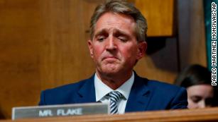A half-hearted cheer for Jeff Flake