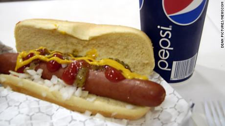 Costco's $1.50 hot-and-soda combo.