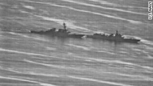 Photos show how close Chinese warship came to colliding with US destroyer