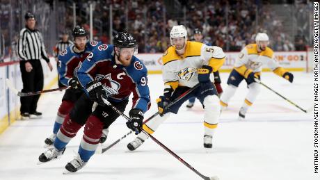 Gabriel Landeskog's love for the NHL stemmed from watching it on television whenever he could. 