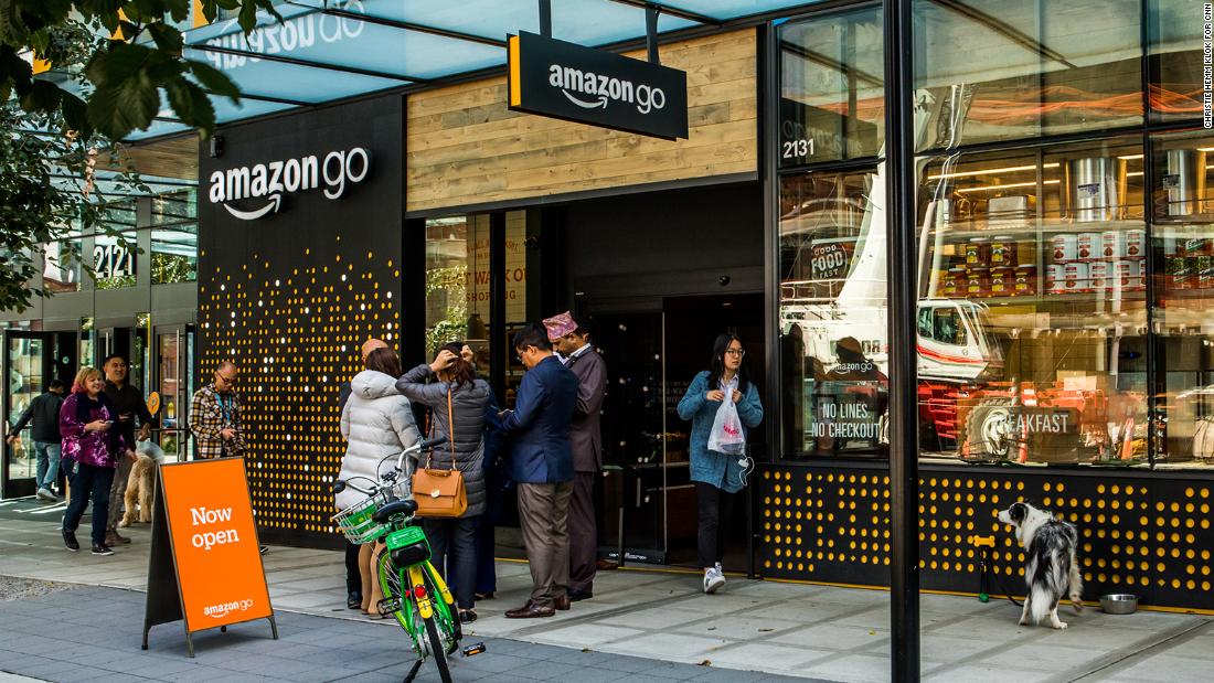 Amazon Go No Cashiers Hundreds Of Cameras And Lots Of Data Cnn