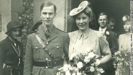 William Frankland at his wedding, before he went off to war.