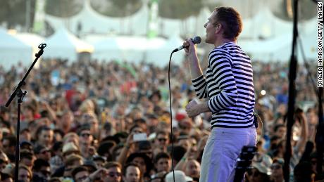 Musician Stuart Murdoch performs onstage at Coachella. (Photo by Frazer Harrison/Getty Images)