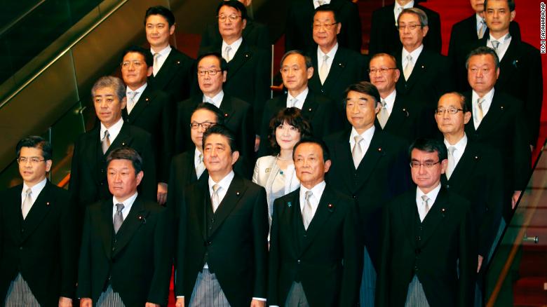 Japan's Abe Claims Lone Woman In His Cabinet Worth 'two Or Three' Amid ...