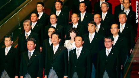Japan S Abe Claims Lone Woman In His Cabinet Worth Two Or Three