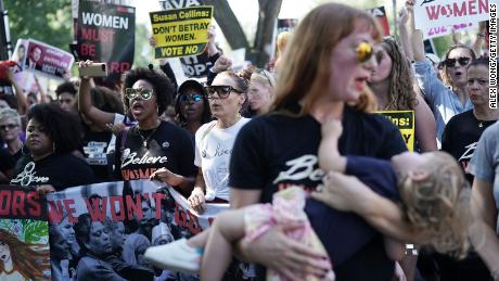 'Do you believe survivors?' Activists descend on Washington to protest Kavanaugh