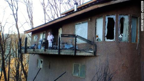 Jennings' home surivived the Valley Fire in 2015 with minimal damage.