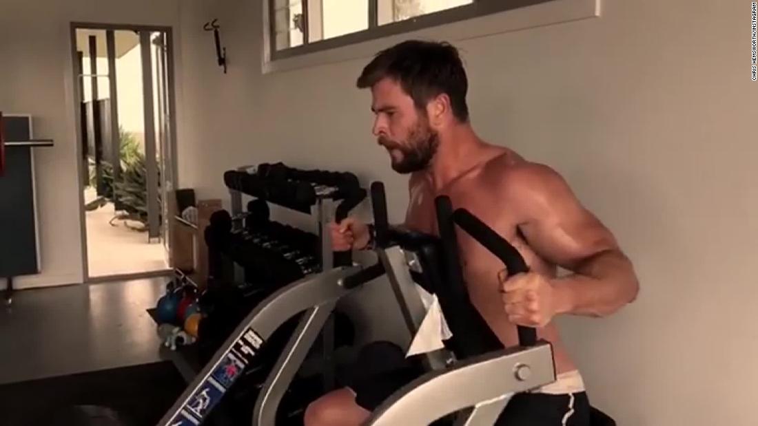 Chris Hemsworths Fitness App Sexy Video Shows Him Workng Out Hot Sex Picture 