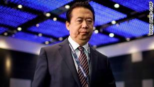 Chinese government admits head of Interpol &#39;under investigation&#39; after disappearance