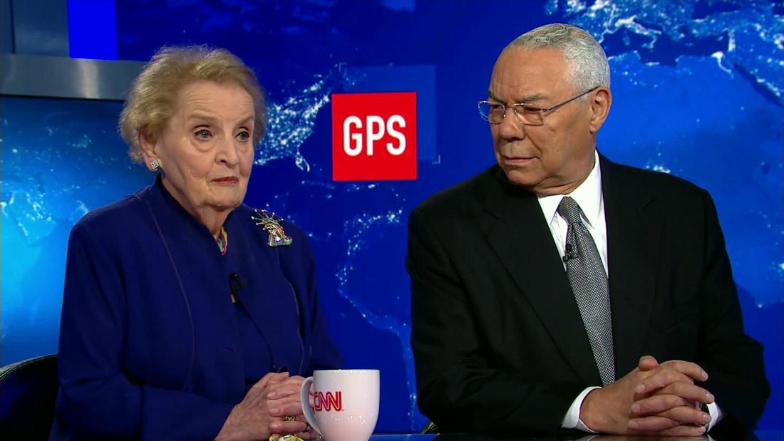 Former Secretaries Of State Madeline Albright Colin Powell Blast Trump 