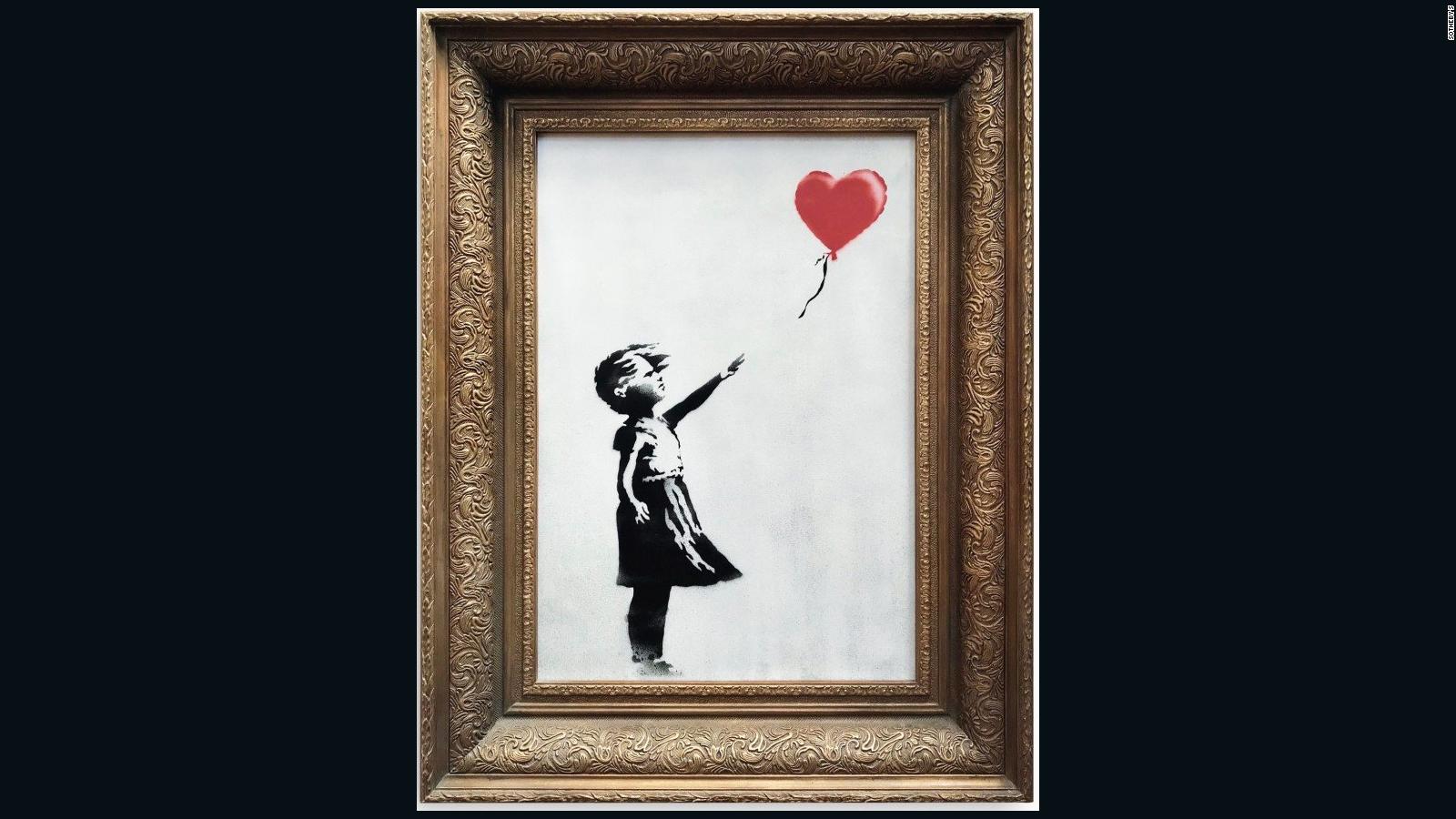 Banksy's 'Girl with Balloon' renamed 'Love is in the Bin' - CNN Style