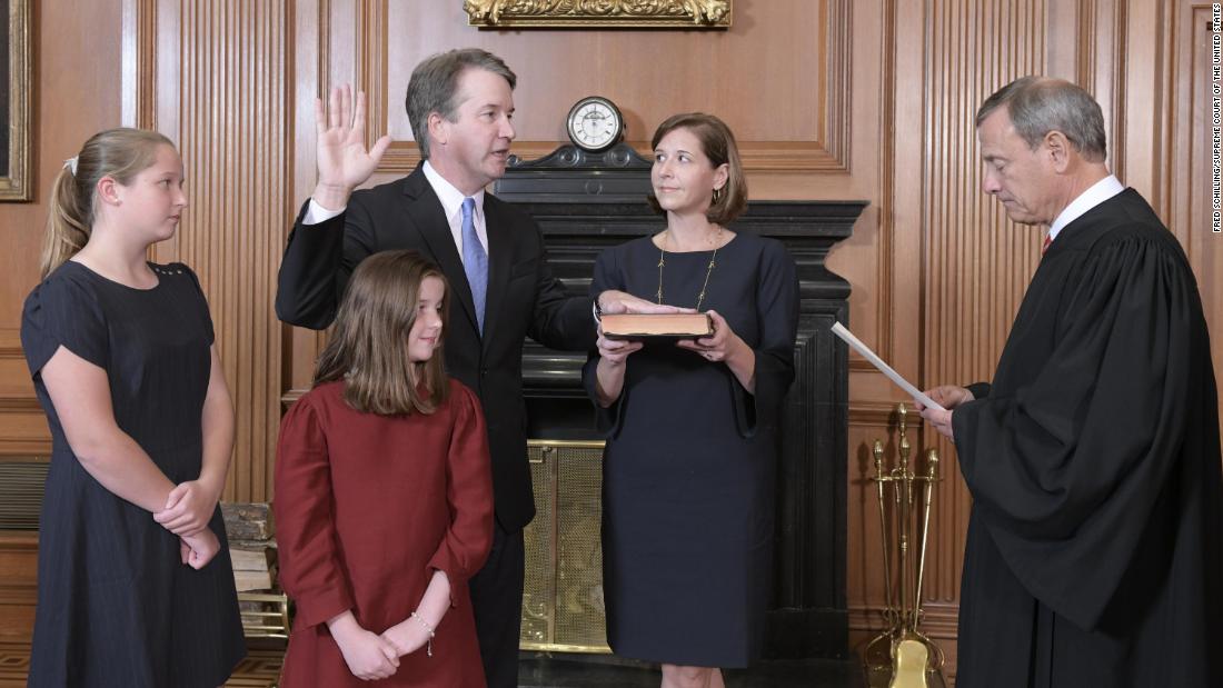 Kavanaugh Sworn In As Supreme Court Justice Cnn Video 