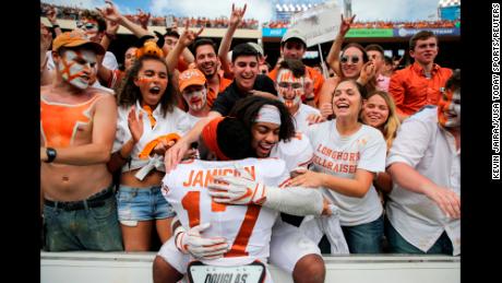 The Texas Longhorns are among the Big 12 college football teams allowed to play this fall.