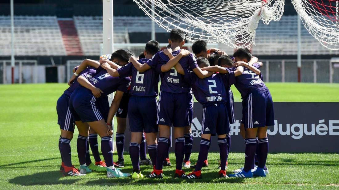 Thai soccer team rescued from cave play friendly match in Buenos ...