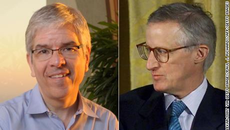 Left, Paul Romer and right, William Nordhaus