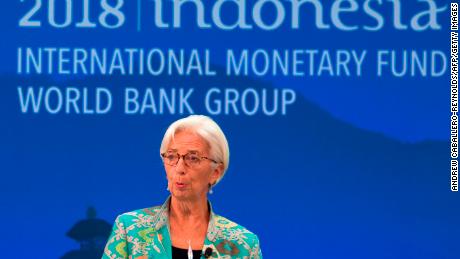 IMF chief Christine Lagarde has warned about the dangers of intensifying trade conflicts.