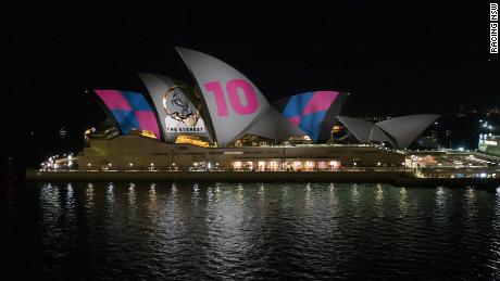 Protests broke out over a plan to light up the Sydney Opera House to advertize the upcoming Everest Cup horse race.