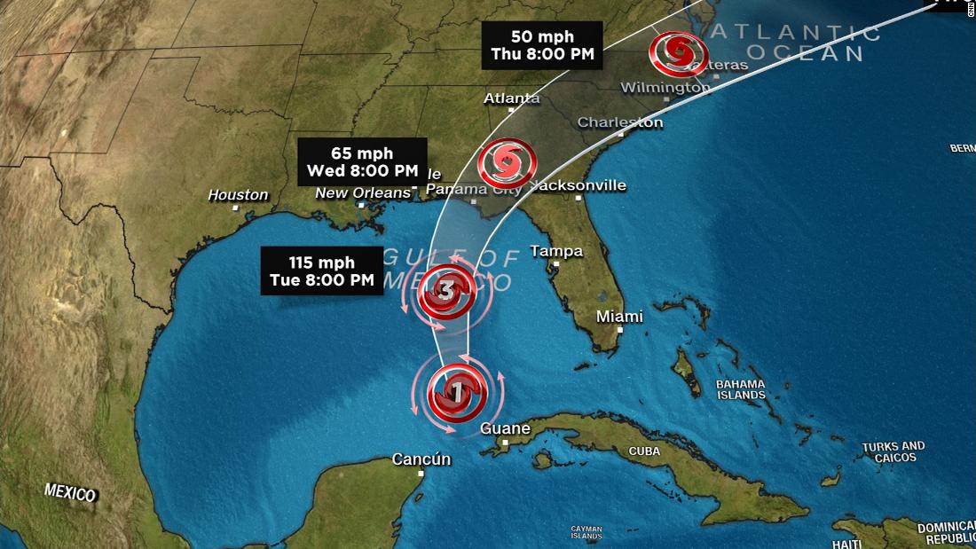 Hurricane Michael Strengthens Before Landfall Cnn Video 0791