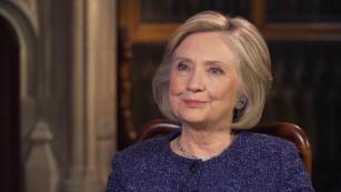 Hillary Clinton says the gutsiest things she's ever done are 'stay