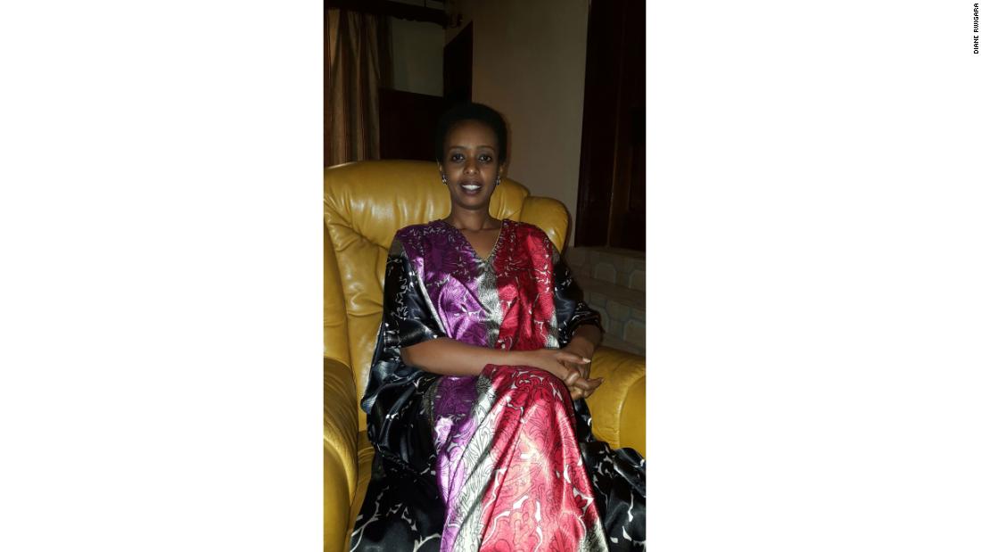 Diane Rwigara, at her home in Kigali on Tuesday. 