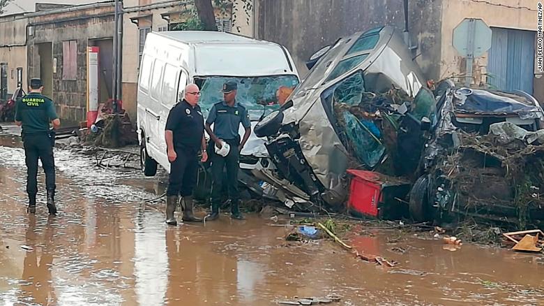 Deadly flash floods hit Majorca