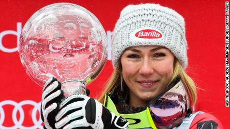 Mikaela Shiffrin won her third straight World Cup overall crown last season.