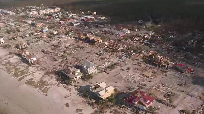 Aerial View Shows Catastrophic Damage In Mexico Beach Fl Cnn Video