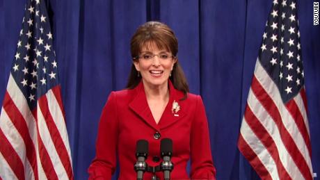 Tina Fey as Sarah Palin on SNL