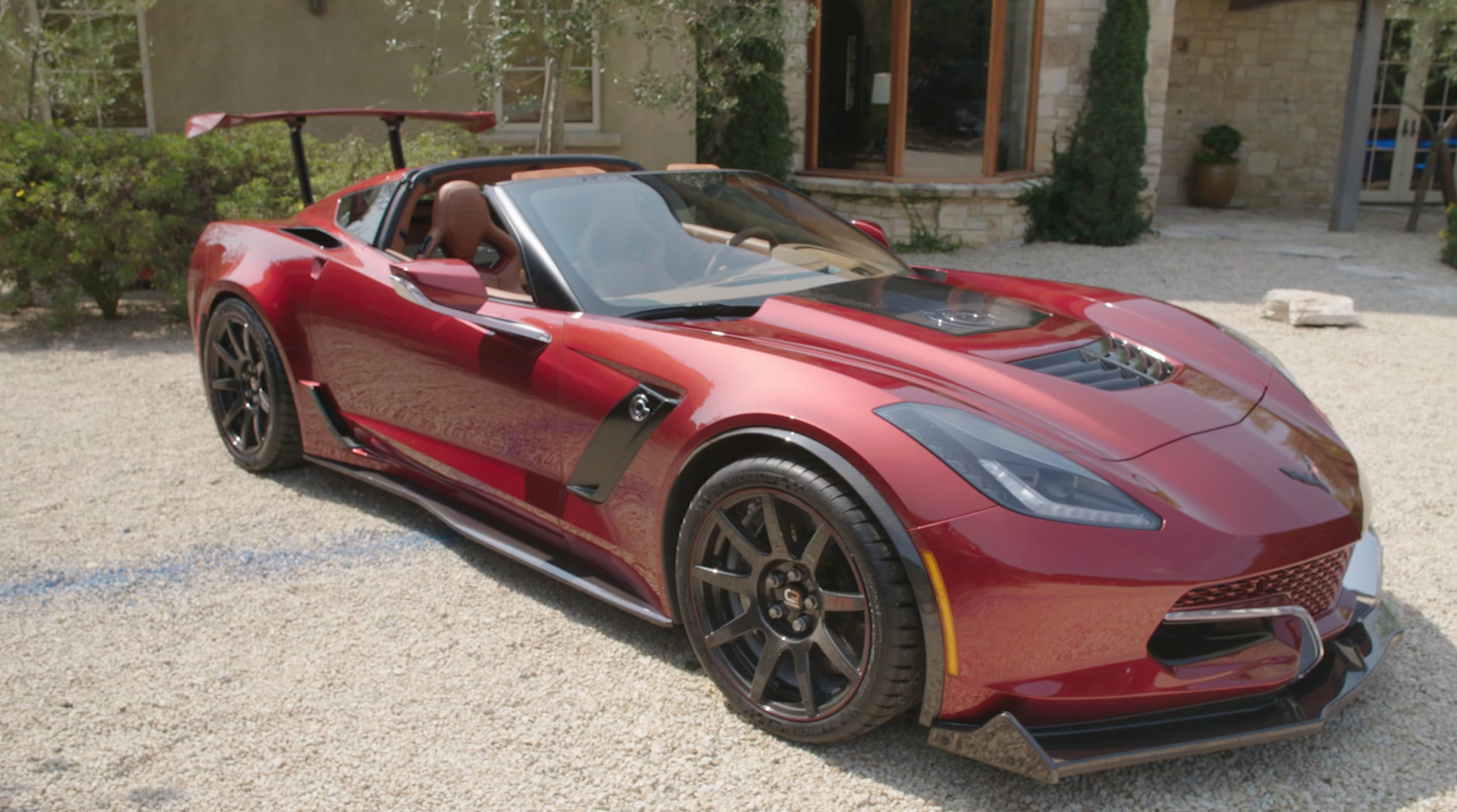 corvette ride on car