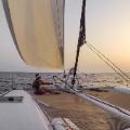 La Vagabonde Riley sails