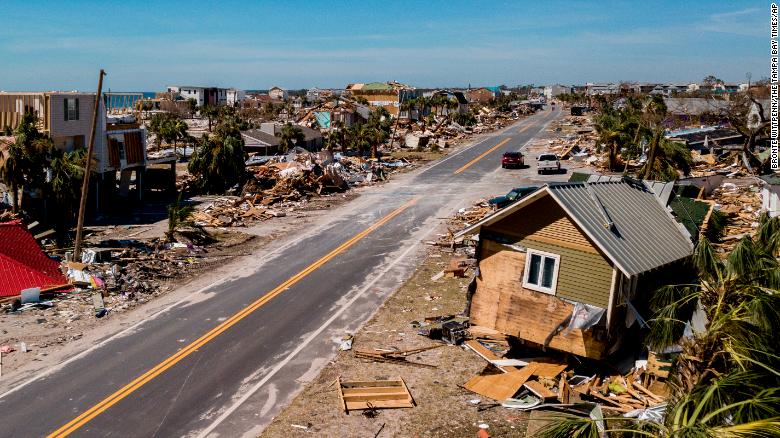 Mexico Beach, Florida, bore the brunt of the storm's wrath, authorities say.