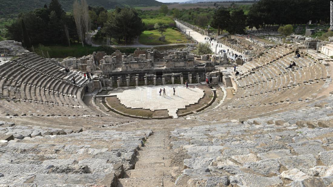 The ancient city of Ephesus is one of the sites in greatest danger from future erosion caused by climate change, said the study.   Ephesus was an Ancient Greek city, but excavations of the site have revealed grand monuments from the Roman Imperial period including the remains of the famous Temple of Artemis, the Great Theatre and the Library of Celsus.