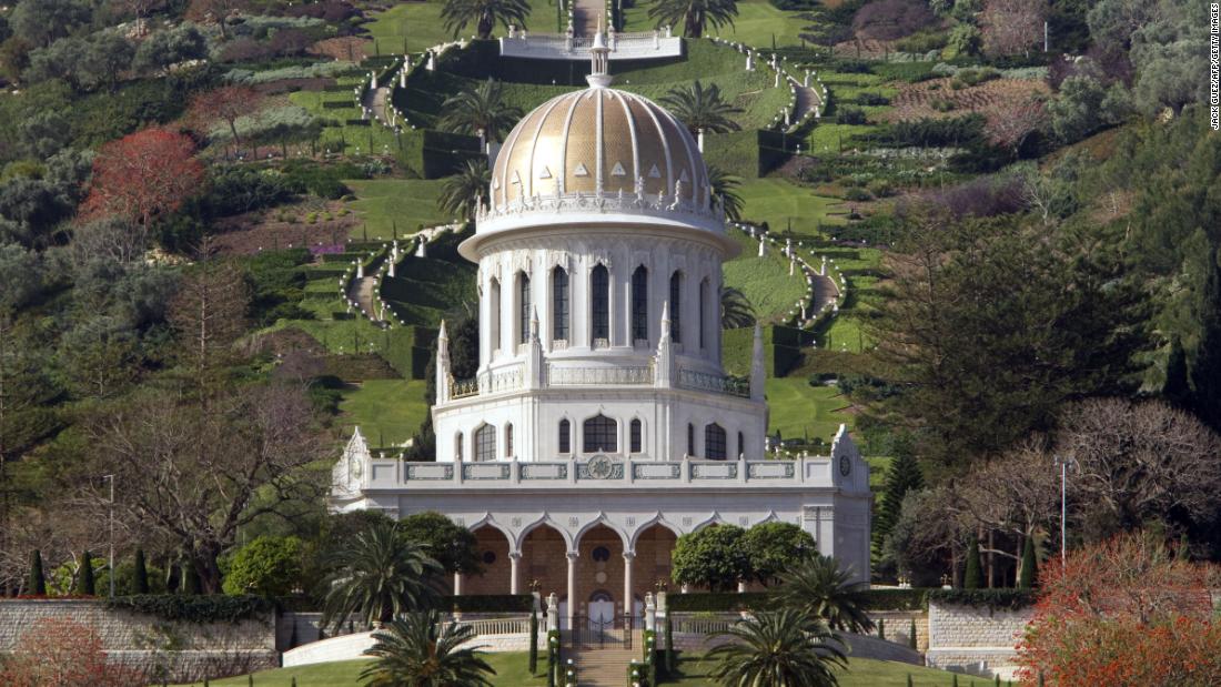 In the Israeli port city of Haifa, future erosion from rains and rising sea levels will eat away at the foundations of such wonders as the terraced gardens and the golden Shrine of Bab.