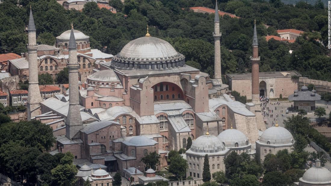 Countries facing economic or social disturbances might find it difficult to allocate resources to protect world treasures such as Istanbul&#39;s famous Hagia Sofia in Istanbul, Turkey. 