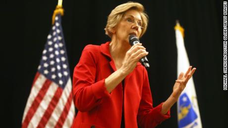 Elizabeth Warren pledges to pick a former public school teacher as secretary of education if elected 