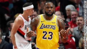 Lebron James Makes Losing La Lakers Debut Despite Sensational Start Cnn