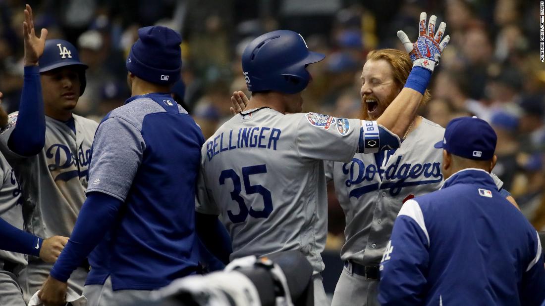 LA Dodgers down Milwaukee Brewers; Dodgers head to World Series