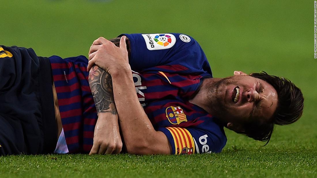 Lionel Messi to miss El Clasico against Real Madrid after arm fracture ...