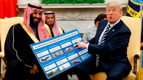 Trump condemns Khashoggi death and aftermath as 'the worst cover up ever'