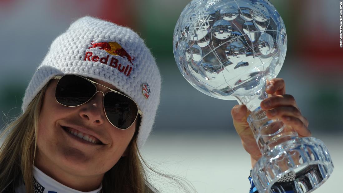 Vonn added a fourth World Cup title in 2012, but is still behind Annemarie Moser-Proell&#39;s record of six overall crystal globes.